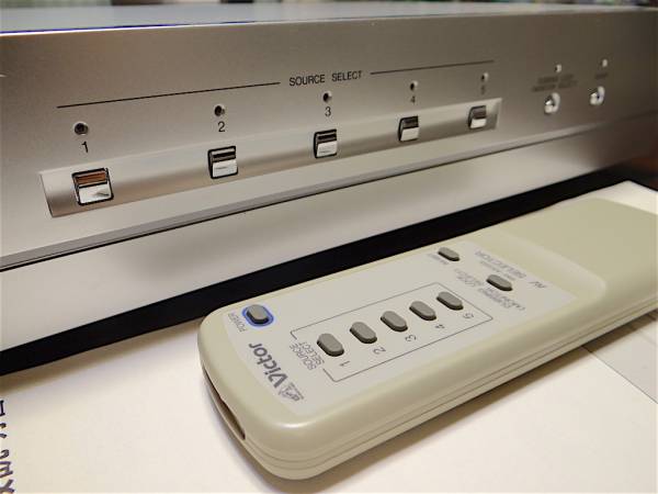 VICTOR AVセレクタ JX-S555 中古 D端子付き