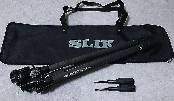 SLIK 三脚　カーボン723EX Ⅱケース 使用少な目