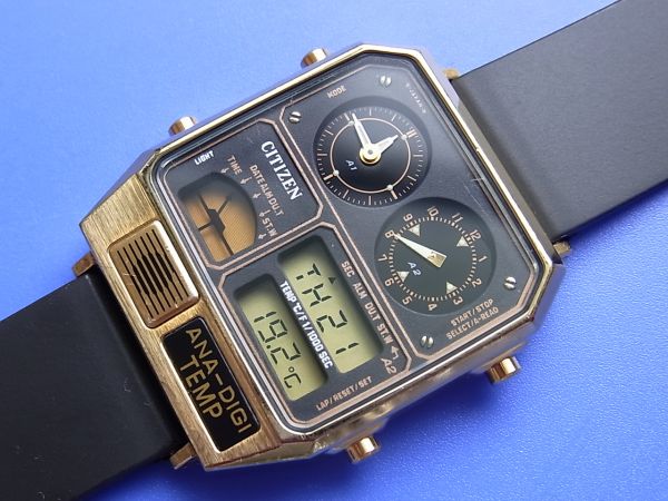 ◇シチズン ANA-DIGI TEMP 金色 [8988-Q01971 HSB] ◇Citizen シチズン