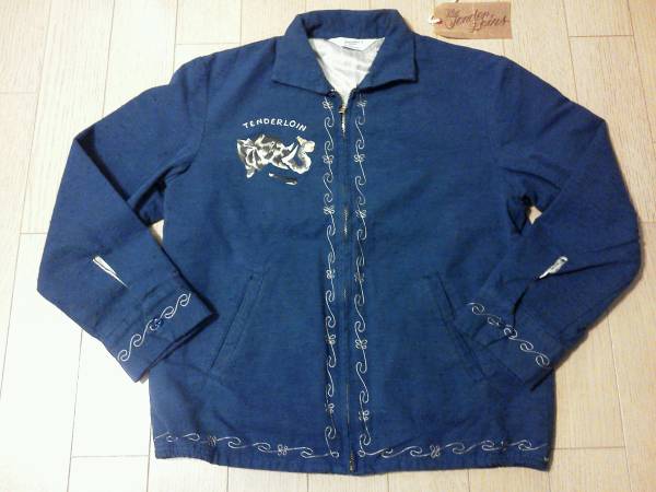 テンダーロイン　2016/ss スーベニアJT　sサイズ　　ブルー