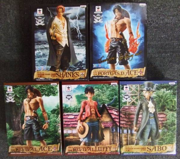 ワンピース MSP エース２種・シャンクス・ルフィ・サボ