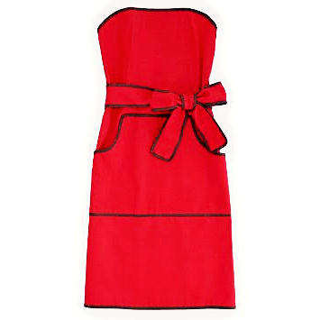 ニッタデザイン パーティーエプロン レギュラー レッド 箱なし