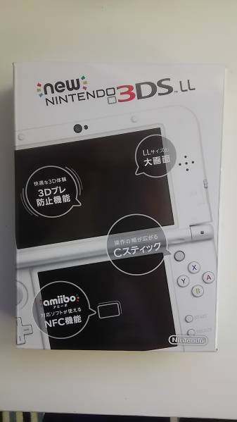 newニンテンドー3DS LL本体(パールホワイト) 新品