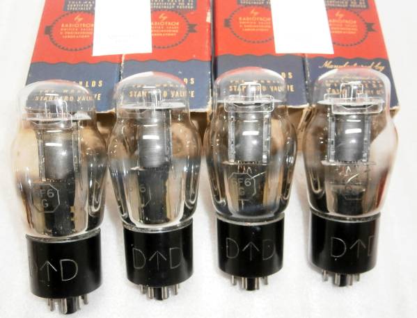 6F6G RADIOTRON (ラジオトロン)ペア２セット　実測値付