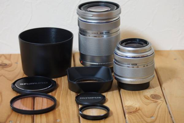 □OLIMPUS M.ZUIKO 14-42 40-150 良品 おまけ付き□送料込 オリンパス