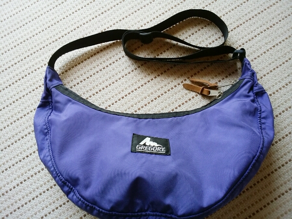 グレゴリー ラフィンバッグ USA製 カラー紫 ショルダーバッグ