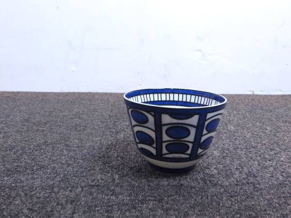 Y2☆展示未使用/エルメス/ブルーダイユール/ラージボウル1.8万
