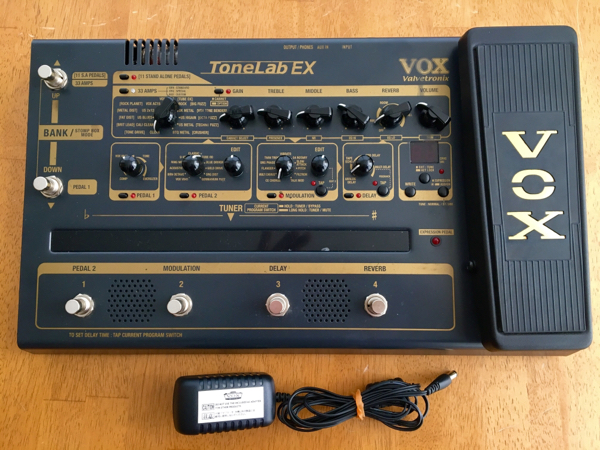 中古美品★VOXマルチエフェクター TONE LAB EX ケース&AC付き