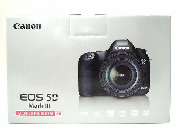 Canon EOS 5D MARK3 + EF 24-70 F4L 美品 未使用Canon EOS 5D MarkIII EF-24-70- F4L IS USM kit O1818191 CANON