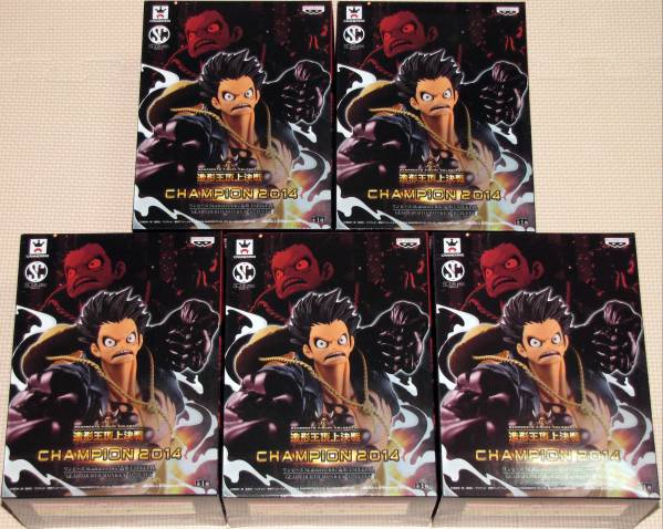 ワンピース 造形王SPECIAL GEAR FOURTH ギア4 ルフィ 5個セット