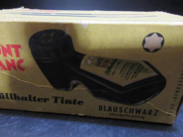 古い MONT BLANC BLUE-BLACK？ インク 箱付 モンブラン ブルーブラック