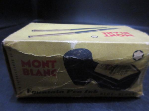 古い MONT BLANC BLUE-BLACK？ インク 箱付 モンブラン ブルーブラック