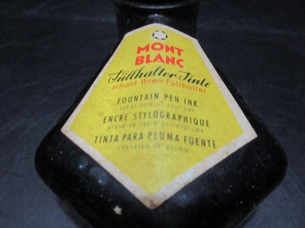 古い MONT BLANC BLUE-BLACK？ インク 箱付 モンブラン ブルーブラック