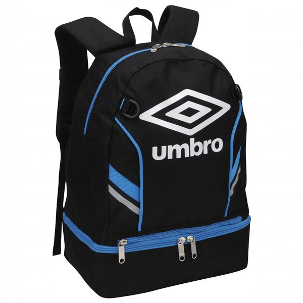 UMBRO Jr.フットボールデイパックUJS1637J BLK ボールネット付