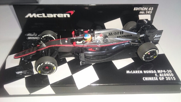 1/43 マクラーレン ホンダ MP4/30 アロンソ 中国GP 訳あり品