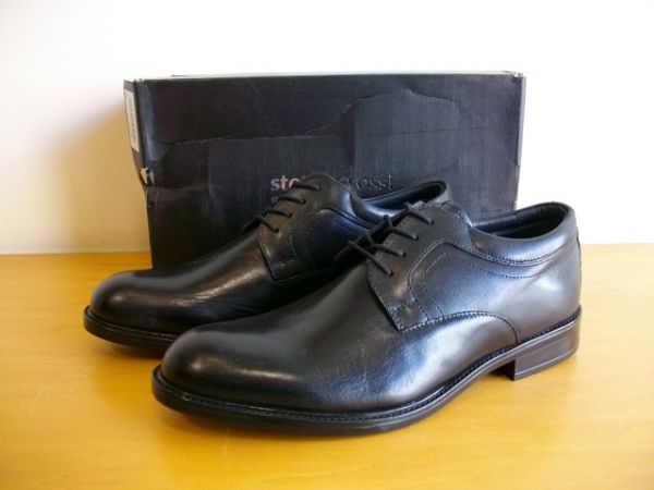新品 ステファノロッシ ビジネスシューズ プレーン26.5～27 C1NE