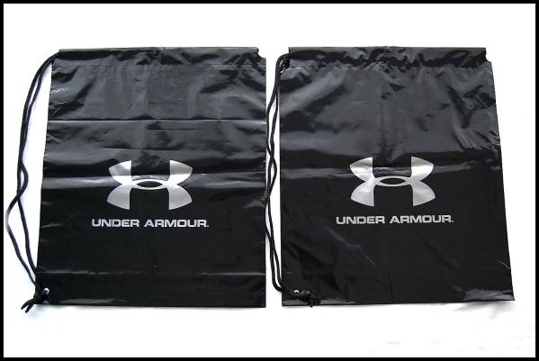 アンダーアーマー◆ショップ袋ゴルフ野球シューズ袋バッグ黒2枚_1