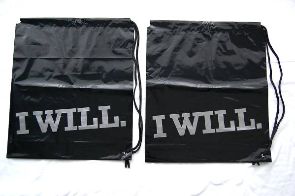 アンダーアーマー◆ショップ袋ゴルフ野球シューズ袋バッグ黒2枚_2