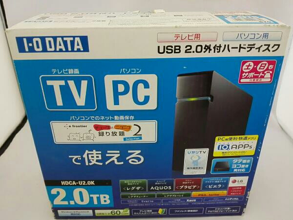 アイ・オー・データ HDCA-U2.0CK HDCA-U2.0CK 外付けHDD 外付け USB