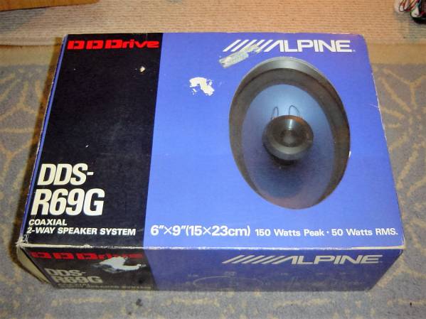 旧車/レア物*アルパイン6×9インチ/2Wayスピーカー*型番DDS-R69G
