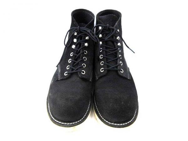 REDWING ブーツ スウェード セッター 8174 8D 黒 US9 27cm ブーツ