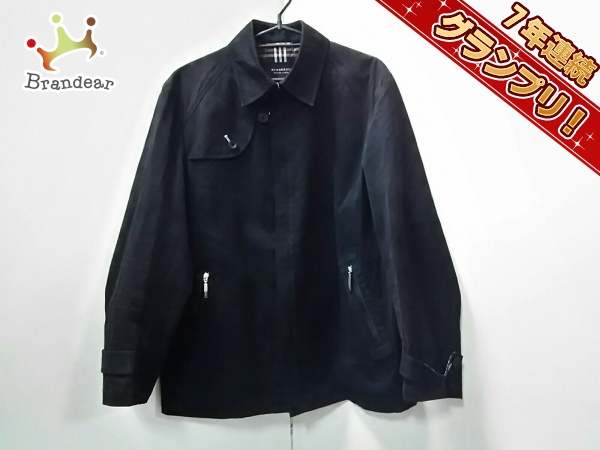 バーバリーブラックレーベル ブルゾン M メンズ 黒 春・秋物 Burberry