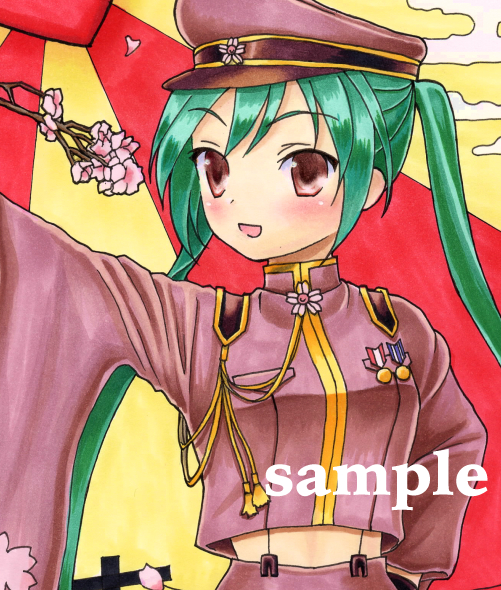 同人手描きイラスト 初音ミク 千本桜 ボカロ Vocaloid 手描きイラスト 売買されたオークション情報 Yahooの商品情報をアーカイブ公開 オークファン Aucfan Com