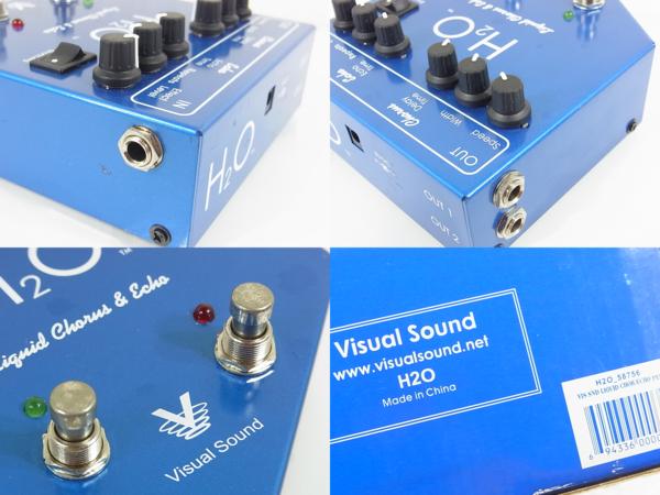 Visual Sound H2O Chorus Echo Pedal Liquid & | V1 and – Music