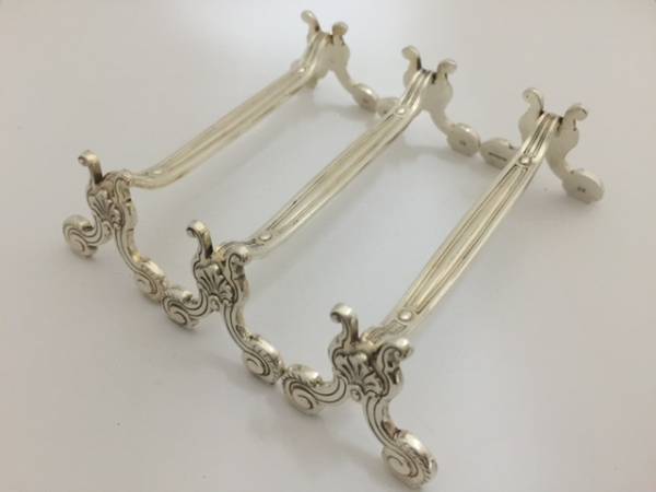 クリストフル ナイフレスト アルカンシア 3本 箸置 希少