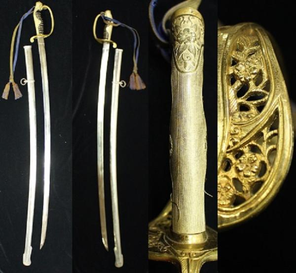 日本陸軍　尉官用指揮刀　サーベル　0516N7r