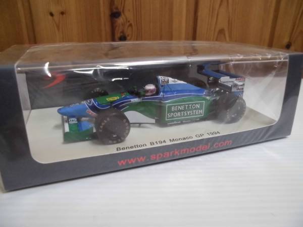 Spark 1/43 Benetton B194 Monaco GP 1944 J.J.Lehto ベネトン