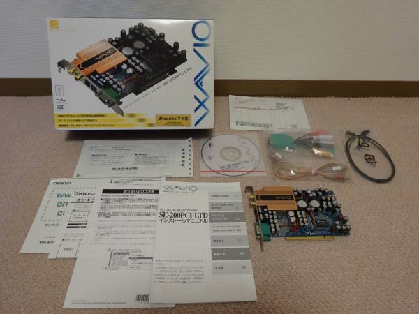 ONKYO SE-200PCI WAVIO LTD サウンドカード PCIデジタルオーディオ
