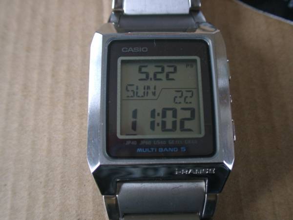 カシオi-RANGE ソーラー電波チタンIRW-M200SDJ-7JF ブランド腕時計