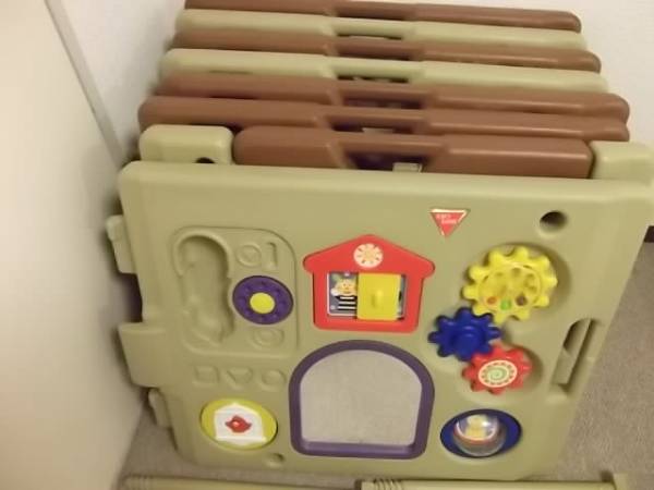 ベビーサークル ミュージカルキッズランドDX マロン 8枚