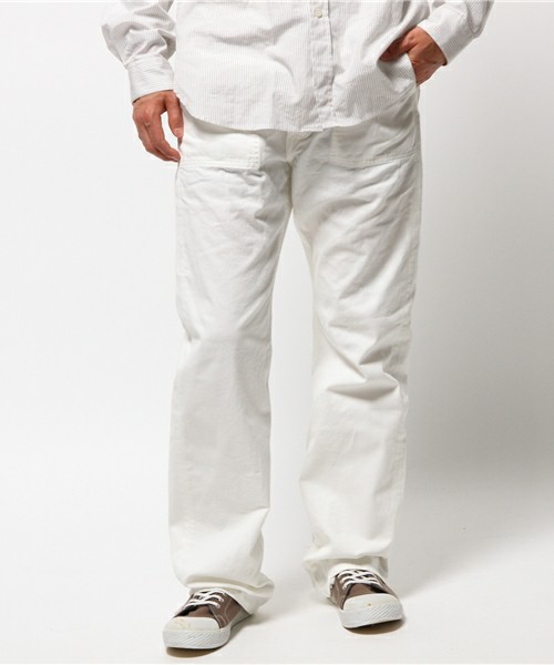 マーガレットハウエル×CANTON未使用白ミリタリーパンツc6