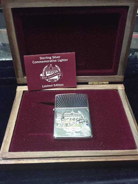 ＺＩＰＰＯ限定商品60th記念モデル銀無垢シルバー♪