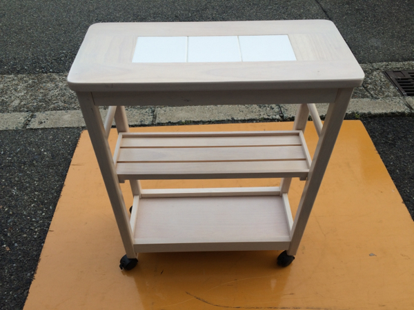 [送料無料] キャスター付 キッチンワゴン キッチン収納