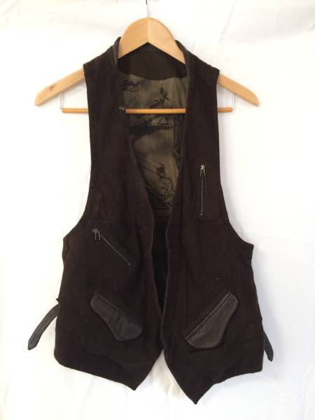 14th Addiction CATORCE LGB 変形 カーディガン ベスト レザー 14th Addiction \u2013 flare Series River