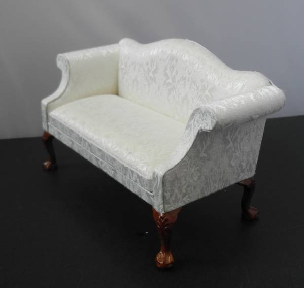 ドールハウス/1：6サイズ/ソファー/純白◆同梱発送可