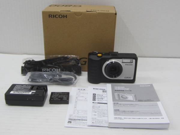 n0468 RICOH リコー G800 防水防塵カメラ★未使用