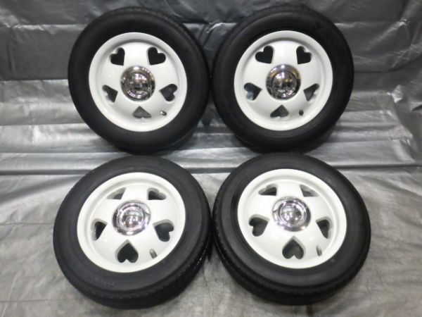 ●Gコーポレーション ハートフル 白 14インチ 175/65R14 パッソ