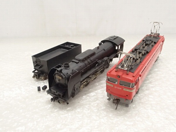 箱無 破損 メーカー不明 HOゲージ EF70形.C62形 2両 [梱0.1]