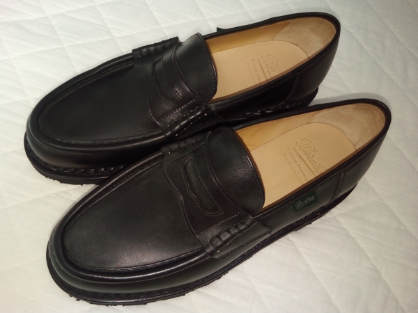 送料込 Paraboot REIMS NOIR 6.5 パラブーツ ランス