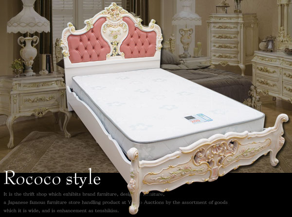 ■6SJ6A■ロココプリンセス■アンネルベッド■セミダブルベッド