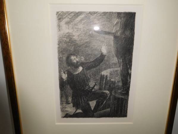 ファンタン・ラトゥール　版画　真作　額装　フランス絵画　巨匠