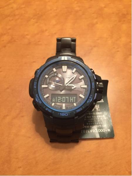新品 CASIO PRO TREK PRW-6000SYT-1JF
