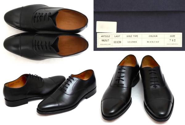 JALAN SRIWIJAYA ジャラン ストレートチップ 7.5 黒 L-11120 メンズ