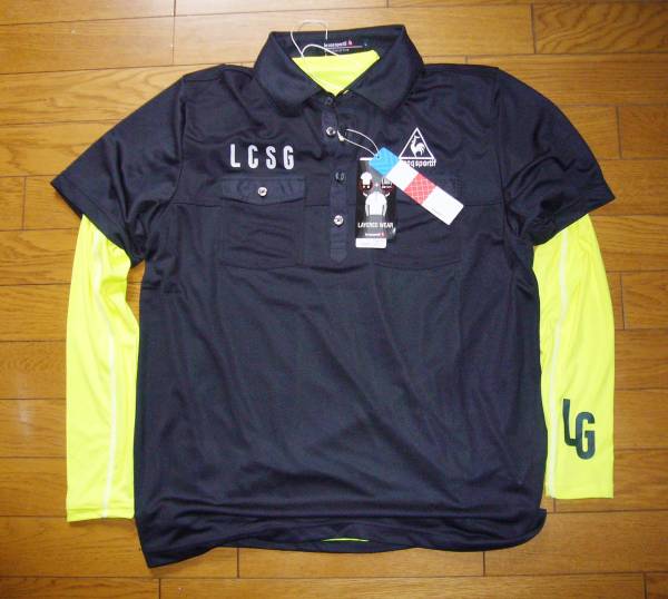 限定セール，正規品 ルコックゴルフインナー付レイヤードシャツ L ブラック(ルコック)｜売買されたオークション情報、yahooの商品情報をアーカイブ公開 - オークファン シャツ