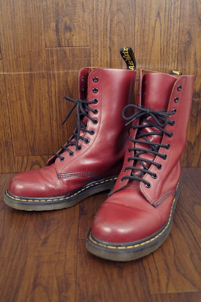 Dr MARTENS ドクターマーチン 10ホール 1490 チェリーレッド UK8