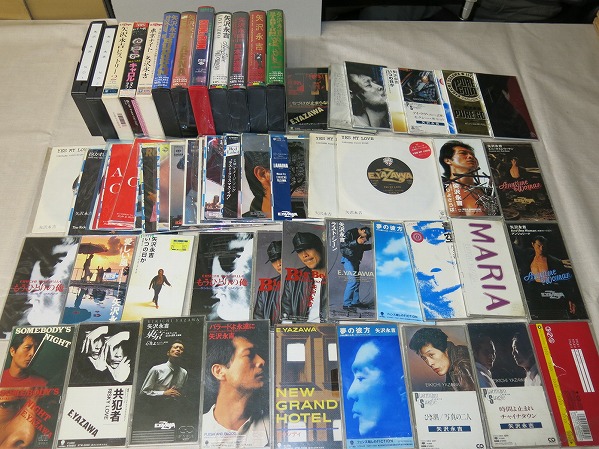 Z304矢沢永吉 シングルCD31枚アルバム18枚ビデオ12本レコード